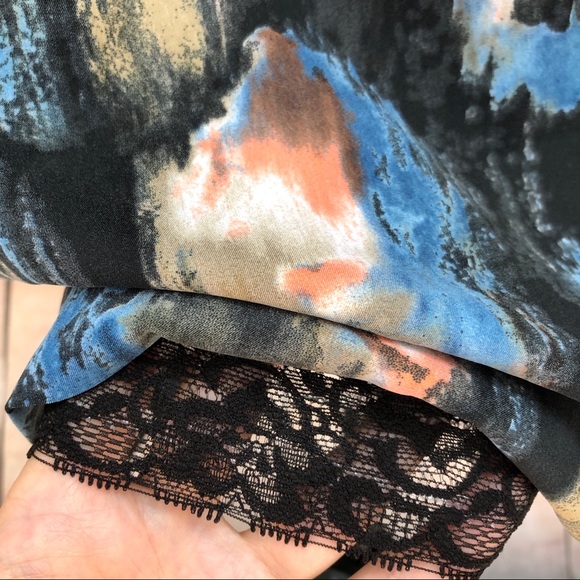 SALE❗️NYDJ JEMMA Melting Ikat Long Sleeve Dress 4P - Picture 12 of 16